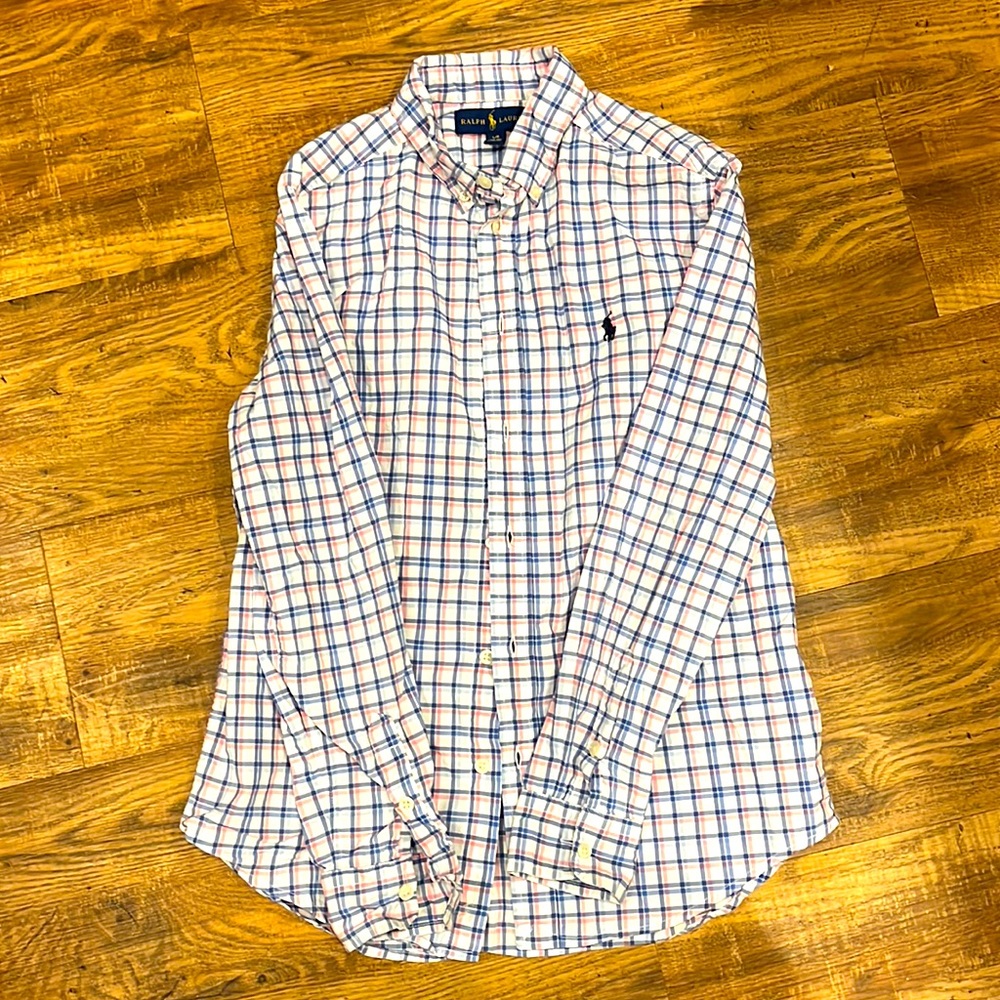 Ralph Lauren, long sleeve, button down polo shirt